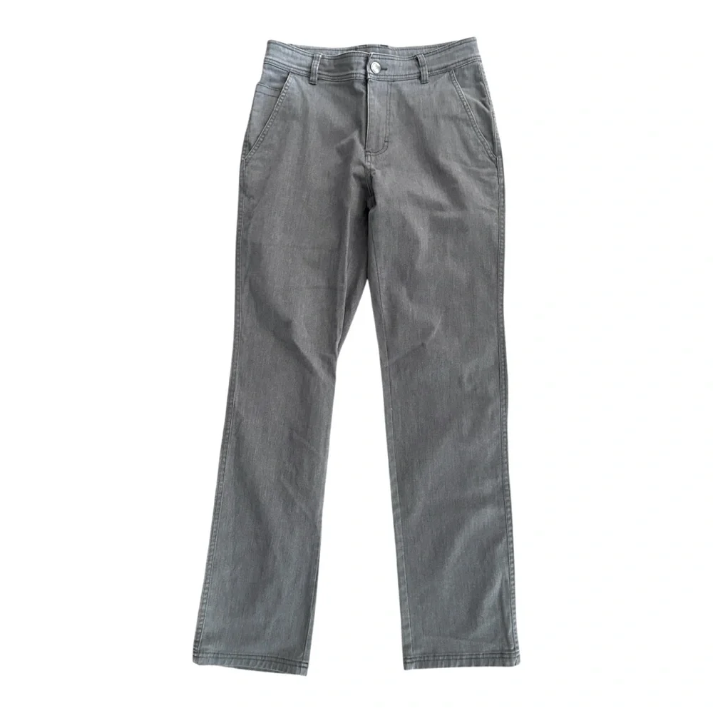 Columbia Women’s Gray Straight Leg Pants Denim Jeans Trousers Size 10 Tall 32…